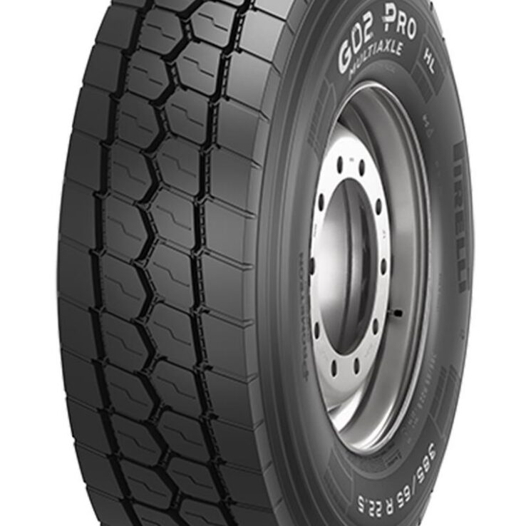 385/65R22.5 Prometeon G02 Pro MultiAxle 164K (158L) M+S 3PMSF SteerAndTrailer MIXED USE CBB72