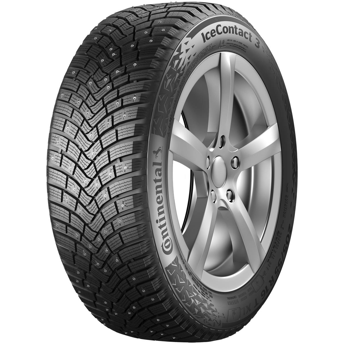 205/60R17 CONTINENTAL ICECONTACT 3 97T XL Elect Studded 3PMSF M+S