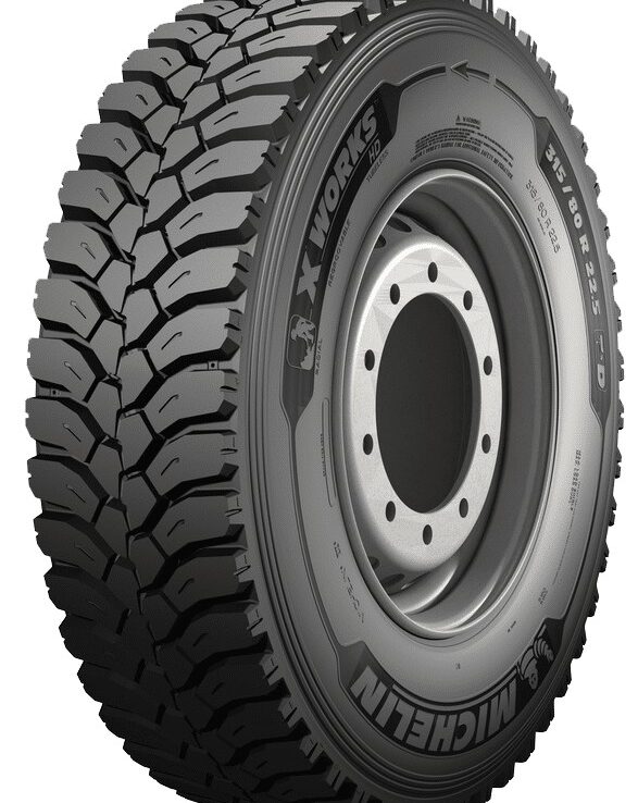 13R22.5 Michelin X WORKS HD D 156/151K M+S 3PMSF Drive MIXED USE DBB74