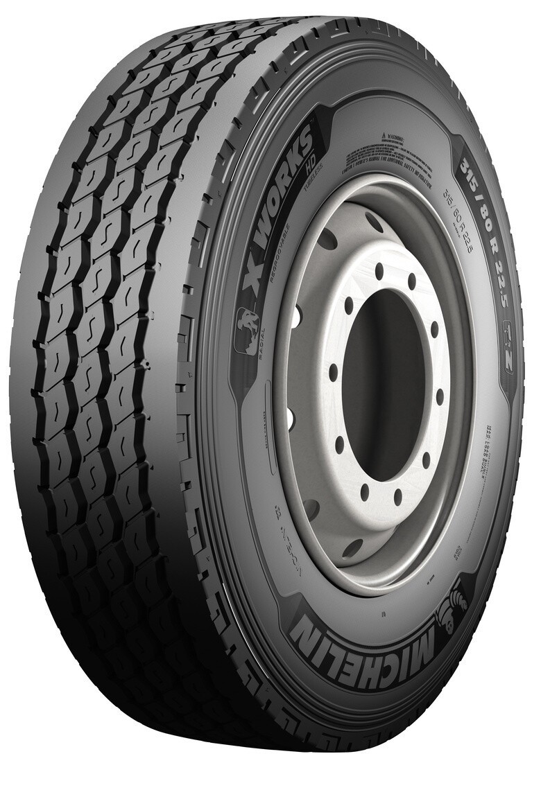 13R22.5 Michelin X WORKS HD Z 156/151K M+S 3PMSF Steer MIXED USE DBA70
